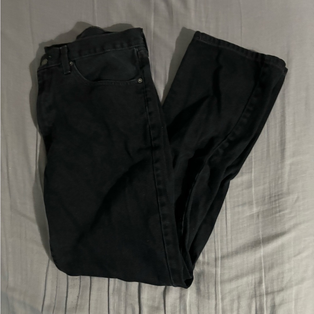 Black Levi's 505 Regular Fit Jeans